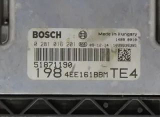 Centralita del Motor FIAT BRAVO 51871190 0281016201 0 281 016 201 4EE161BBM