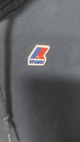 Felpa K-Way Blu XL