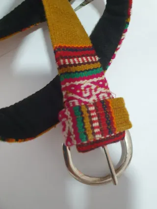 Cinturón Vintage Lana Alpaca Wintaya Multicolor xl