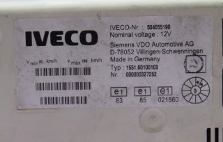 Cuadro de Instrumentos IVECO DAILY 504055190 155160100103 000000327252