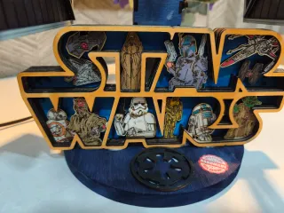 Lámpara Star Wars TIE Fighter Única