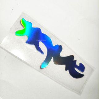 Pegatina Holográfica Xque Vinilo de corte premium