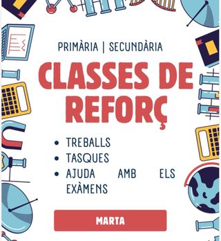 CLASES DE REFUERZO – PRIMARIA Y SECUNDARIA