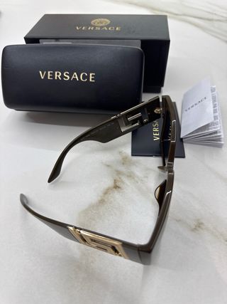 Occhiali da sole Versace da donna marrone