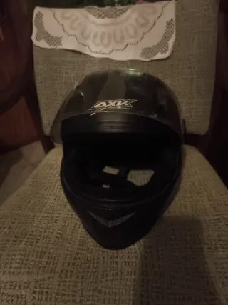 Casco Moto AXK Negro