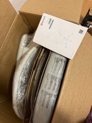 SIHOO Silla Oficina Ergonómica Gris/Blanca