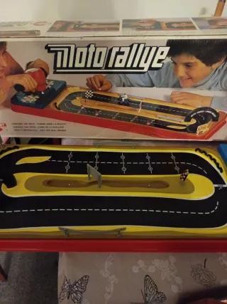Juego Moto Rallye antiguo en caja