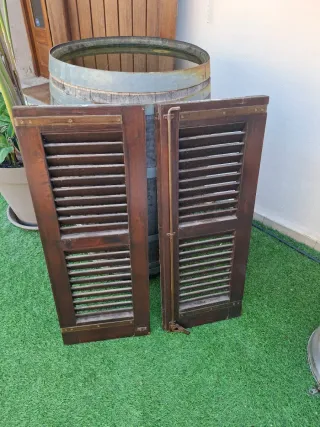 Persianas de madera