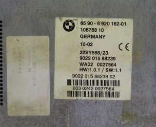 Sistema Audio/Radio CD SERIE 3 6590692018201 65 90-6 920 182-01 10878810