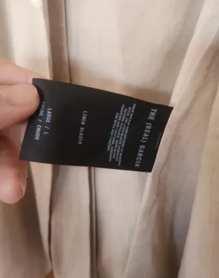 Blazer de lino The (real) Garcia beige