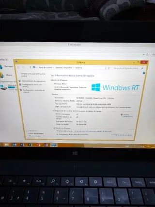 Microsoft Surface RT Negro