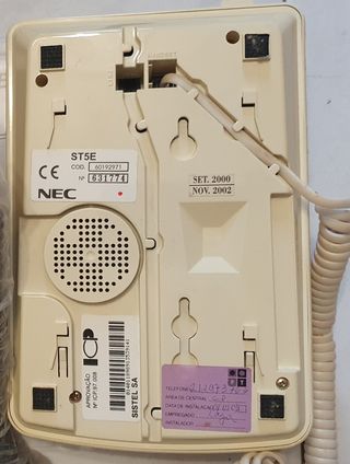 Telefone vintage fixo, NEC ST5E - 2000
