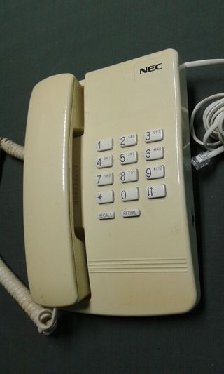 Telefone vintage fixo, NEC ST5E - 2000