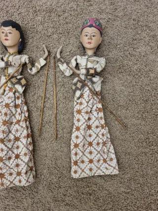 Pareja Marionetas Balinesas