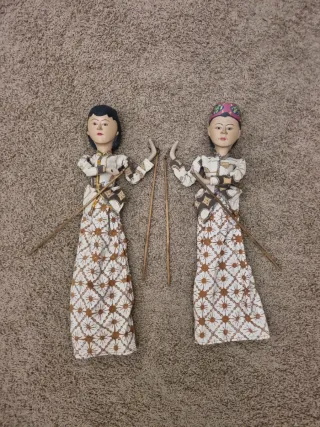 Pareja Marionetas Balinesas