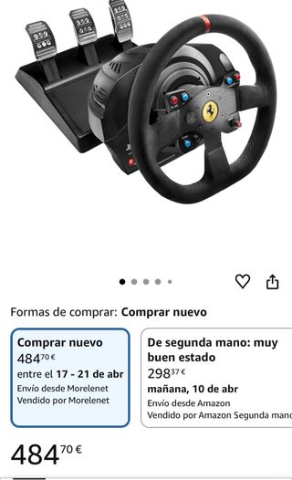 Volante Thrustmaster T300 Ferrari Alcantara