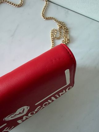 Borsa Love Moschino rossa e bianca