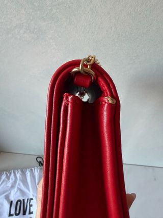Borsa Love Moschino rossa e bianca