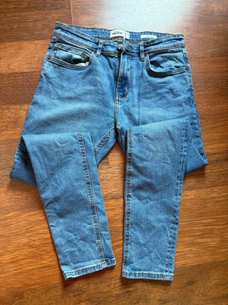 Pantalón vaquero Pull&Bear azul