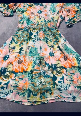 Vestido floral primavera talla única