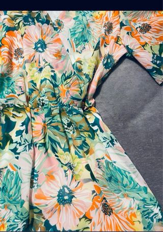 Vestido floral primavera talla única