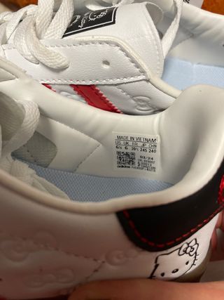 Adidas Gazelle Hello Kitty Blancas Rojas