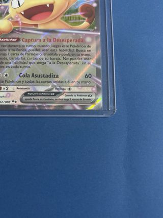 Carta Pokemon Meowth EX Doble Rara 062/088 🇪🇸