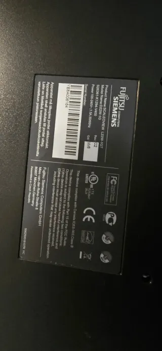 Monitor Fujitsu Siemens Conexión dvi y vga