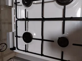 Cocina de gas Sauber blanca