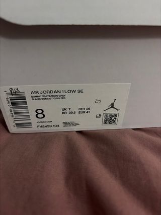 Jordan 1 Low SE Azul Blanco Talla 41