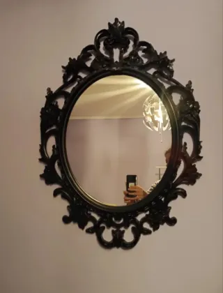 Espejo negro Ikea