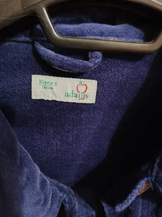 Giubbotto bambina blu velluto