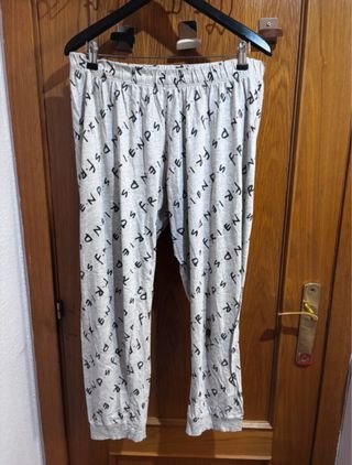 Pantalones de pijama grises con logo Friends