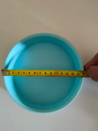 Contenitore blu plastica