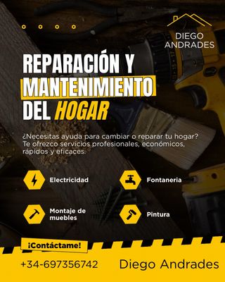 Reparación y mantenimiento del hogar.