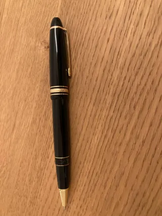 Penna Montblanc Roller Meisterstück Placcata Oro