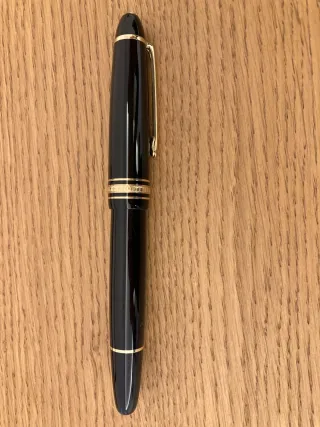 Penna Montblanc Roller Meisterstück Placcata Oro