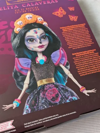 Monster High Skelita Calaveras Día de Muertos 2023