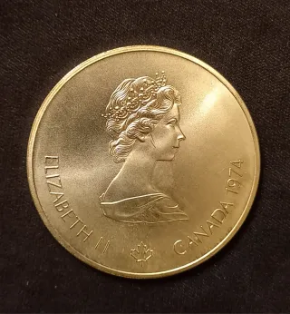 Moneda Plata 925 Olimpiadas Montreal 1976, Canadá