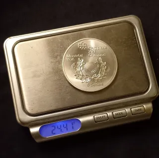 Moneda Plata 925 Olimpiadas Montreal 1976, Canadá