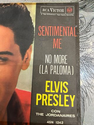 Elvis Presley 45 giri No More La Paloma