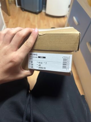 Asics Gel NYC Beige/Azul Talla [Talla]