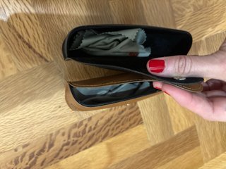Fundas para gafas Ray-Ban (negras y marrones)
