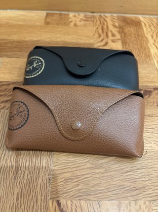 Fundas para gafas Ray-Ban (negras y marrones)