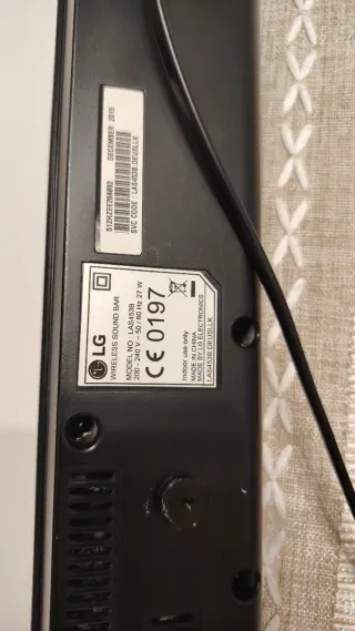Barra de Sonido LG LAS453B Negra