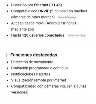 Grabador de Video Alhua