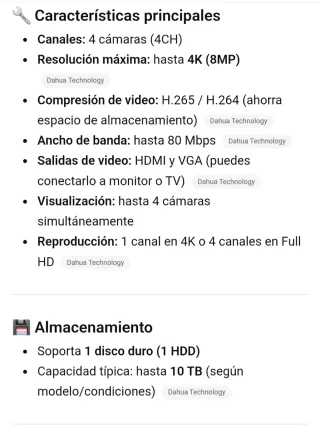 Grabador de Video Alhua