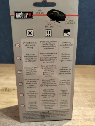 Weber Funda Premium para barbacoa serie Q100/1000, transpirable