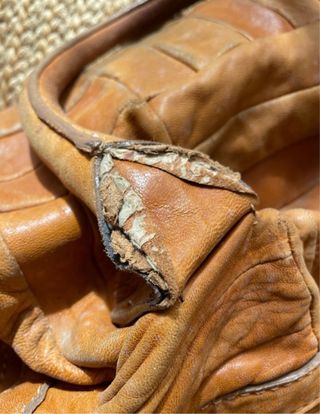 Bolso Loewe Piel Marrón Vintage