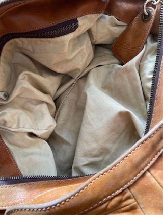 Bolso Loewe Piel Marrón Vintage